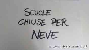 Neve: scuole chiuse a Camerino, Castelraimondo, Matelica, Muccia, Pieve Torina, Sefro, Fiuminata, Pioraco e Serravalle - Vivere Camerino