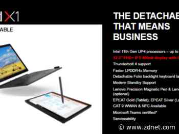 CES 2021: Lenovo launches ThinkPad X12 Detachable