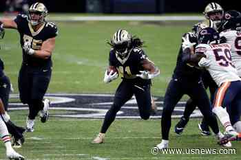 The Latest: Bears' Santos Cuts Saints Lead to 7-3