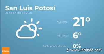 Previsión meteorológica: El tiempo hoy en San Luis Potosí, 10 de enero - Infobae.com