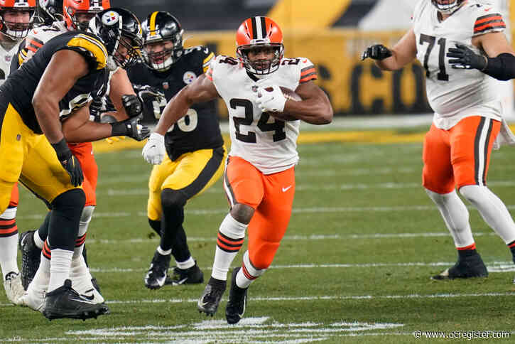 Browns win first playoff game since 1995 with 48-37 triumph over Steelers