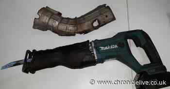 Suspected thief arrested after allegedly using power tools to steal car parts