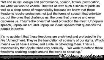 Apple threatens to ban free speech Twitter rival Parler from the App Store