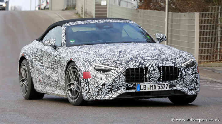 New 2021 Mercedes SL spied again ahead of spring reveal