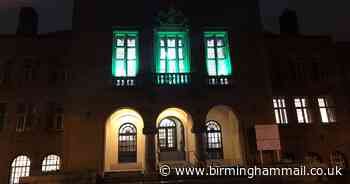 Dudley Council house turns blue and green as residents told to support Clap For Heroes - Birmingham Live