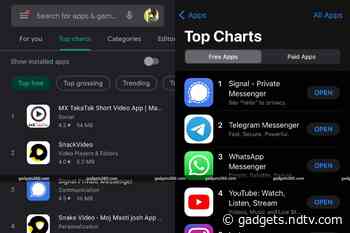Signal Tops App Store and Google Play Charts in India and US, Thanks to WhatsApp Privacy Change