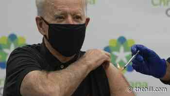 Biden publicly receives second dose of coronavirus vaccine