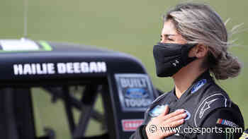 NASCAR driver Hailie Deegan apologizes for using slur during iRacing event