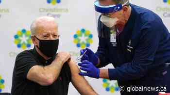 Coronavirus: Biden gets 2nd COVID-19 vaccine, says he's confident in rollout plan | Watch News Videos Online - Globalnews.ca