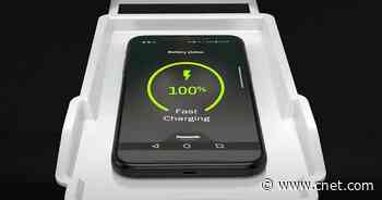 Panasonic debuts wireless phone car charger with a moving coil at CES 2021     - Roadshow