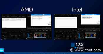 Watch Intel compare its processor against AMD: Import and export video comparison video     - CNET