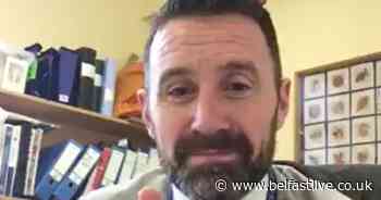 Northern Ireland principal records heartwarming message to school children - Belfast Live