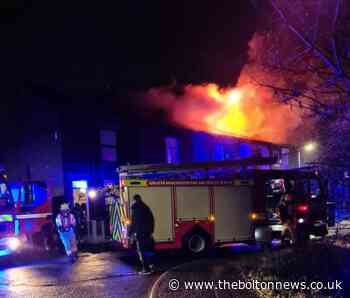 Roads close as fire crews attend house fire in Little Lever