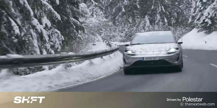 Sony’s concept car is being tested on public roads, just 12 months after reveal
