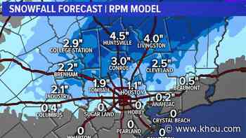 Winter weather moves into Houston area - KHOU.com