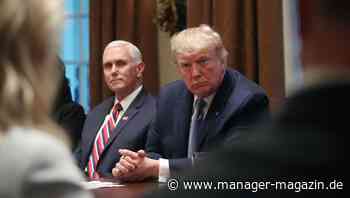 Pence stellt in Amtsenthebungs-Debatte hinter Trump