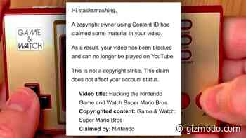 Nintendo Is Making Copyright Claims on Videos of Game & Watch Hacking