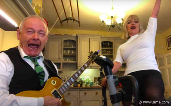 King Crimson’s Robert Fripp and wife Toyah Willcox cover Metallica’s ‘Enter Sandman’ from home