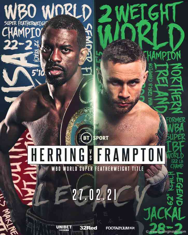 Jamel Herring To Face Carl Frampton On 2/27