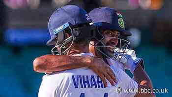 Australia v India: Tourists draw thrilling third Test to keep series level