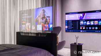 Forget foldable TVs. Transparent screens are the cool new tech trend