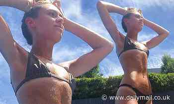 Brendan Fevola's stepdaughter Mia flaunts her trim and toned bikini body