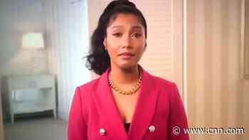 Chadwick Boseman's widow gives tearful speech