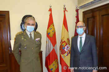 El presidente de la Diputación recibe al nuevo coronel jefe del mando de Ingenieros de Salamanca - Noticiascyl