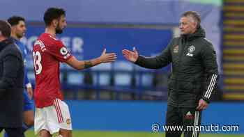 Why Bruno Fernandes jokes he is not happy with Ole Gunnar Solskjaer - Manchester United
