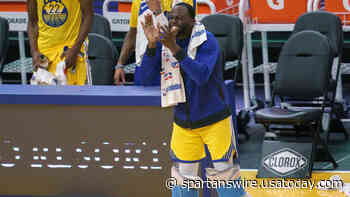 WATCH: Draymond Green spotted coaching up rookie James Wiseman - Spartans Wire