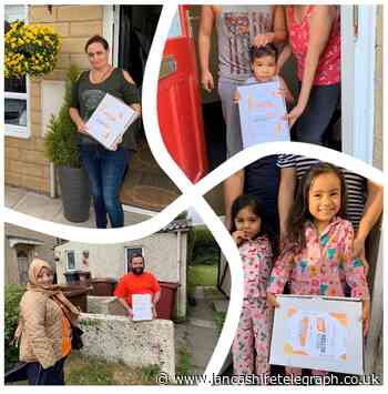 Blackburn charity Youth Action donates stationery to children