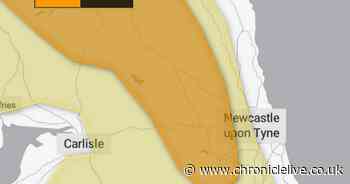 Amber weather alert issued for parts of the North East as heavy snow is expected