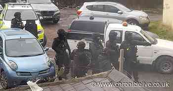 Armed police arrest man after delivery driver is threatened with an axe