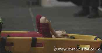 Dancing on Ice star out of show after horror injury in training