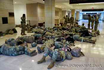 Hundreds of troops sleep in Capitol as security stepped up ahead of impeachment vote