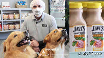 Javi's Gravy Sauce for Dogs has dogs eating as good as their owners