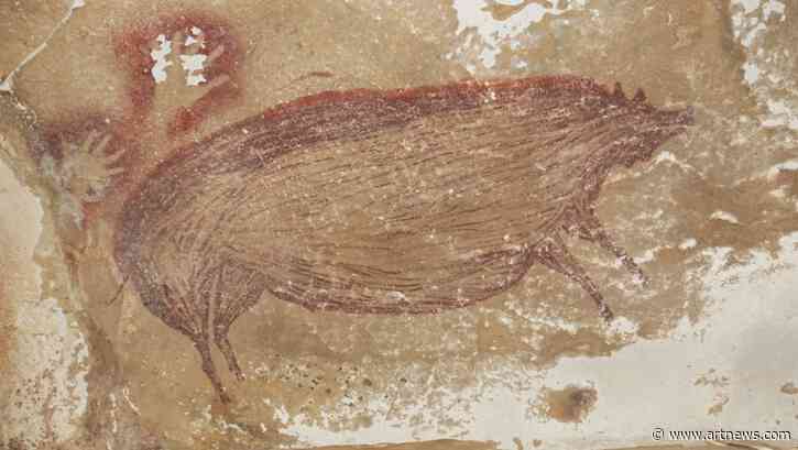 Archaeologists Claim Pig Painting in Indonesian Cave Is World’s Oldest Figurative Artwork
