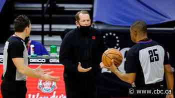 Raptors' Nick Nurse says he must do a better mask-wearing job during games
