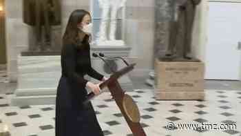 Nancy Pelosi's Lectern Taken by Rioter Returns to Capitol