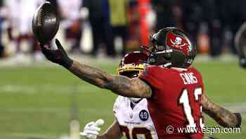 Bucs' Evans hopes to be closer to 100% Sunday