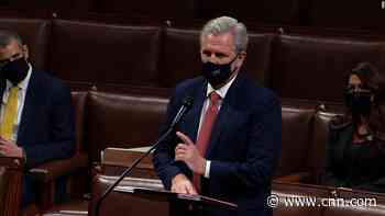 'You can't pretend now': Jake Tapper responds after GOP leader's impeachment speech