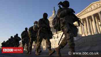 In pictures: Troops guard US Capitol, one week after riots