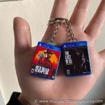 Mini PS4 Games Keychain