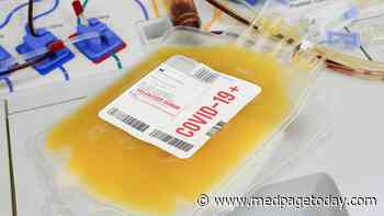 High-Titer Plasma Beneficial in Less Severe COVID
