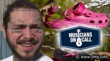 Post Malone Helps Donate New Custom Line of Crocs to Hospital Workers