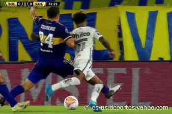 Boca - Santos: los brasileños presentarán una protesta formal ante Conmebol por el supuesto penal de Izquierdoz - Yahoo Deportes