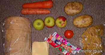 What government guidance says should be in school food packs - and what mum got - Mirror Online