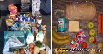 The reality of food hampers in Wales as English mum posts picture of £30 package containing 'just £5 of food' - Wales Online