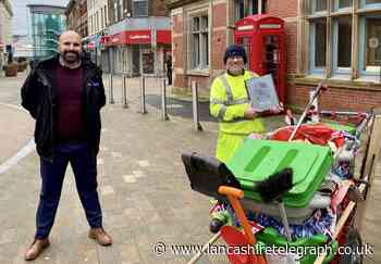 Community champion award for town litter legend