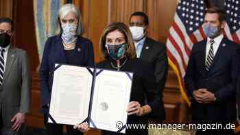 Donald Trump: Abgeordnete klagen US-Präsidenten erneut an